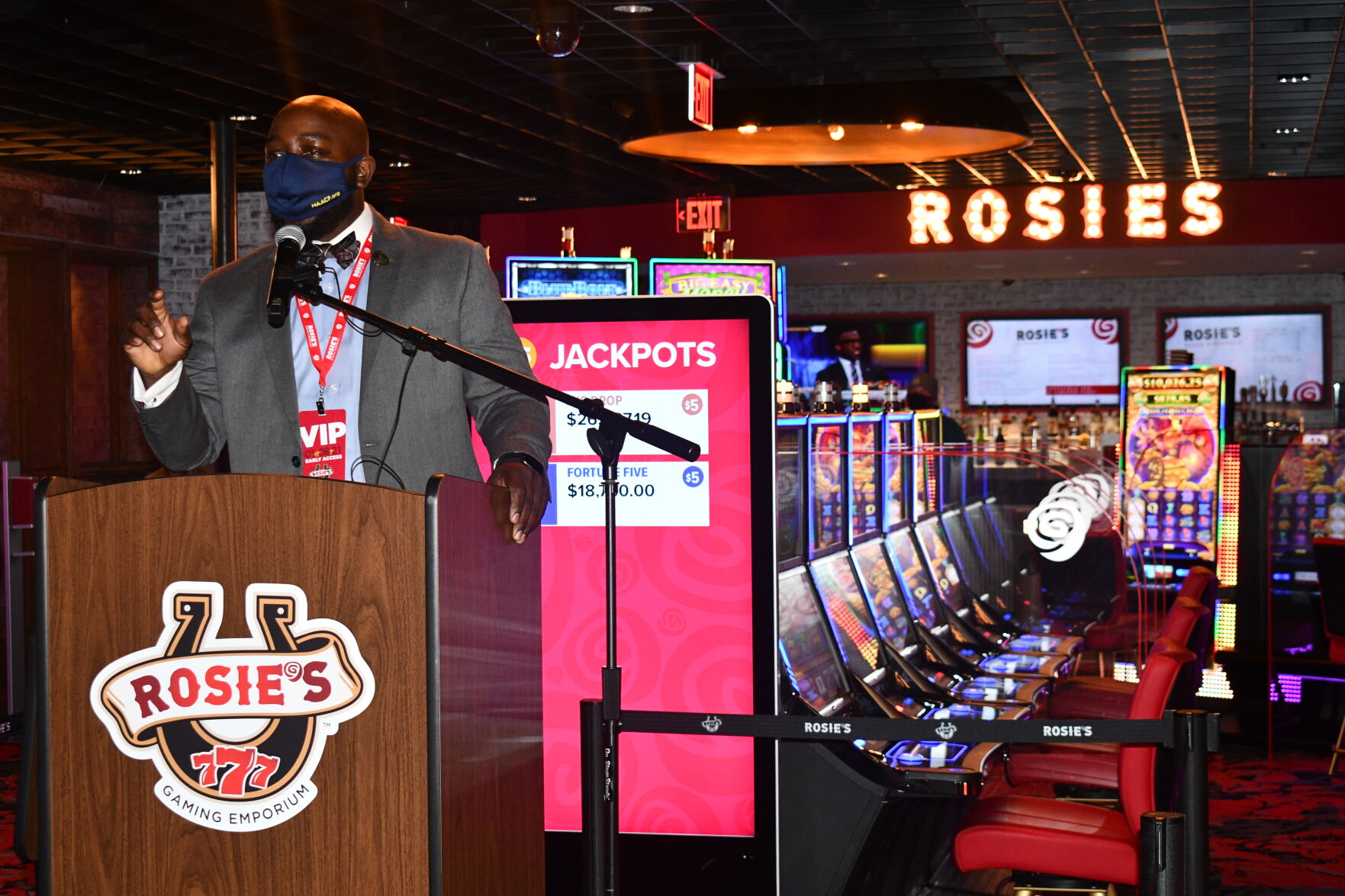 Rosie's Derrick Wood grand opening